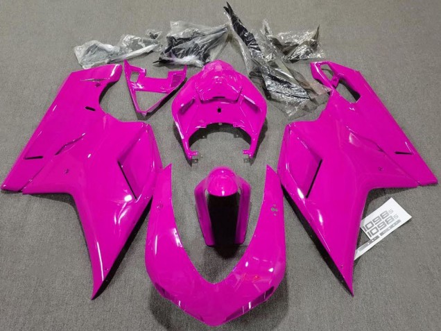 Discount 2007-2014 Glossy Pink Plain Ducati 1098 Motorcycle Fairings Canada
