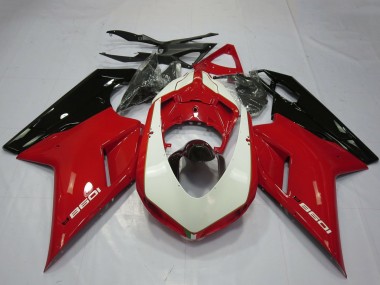 Discount 2007-2014 Glossy Red White Glossy Black Ducati 1098 Motorcycle Fairings Canada