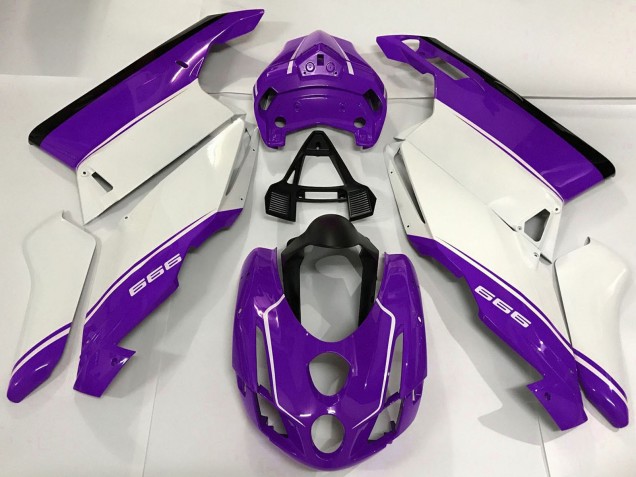 Discount 2003-2004 White Purple Black Ducati 999 Motorcycle Fairings Canada