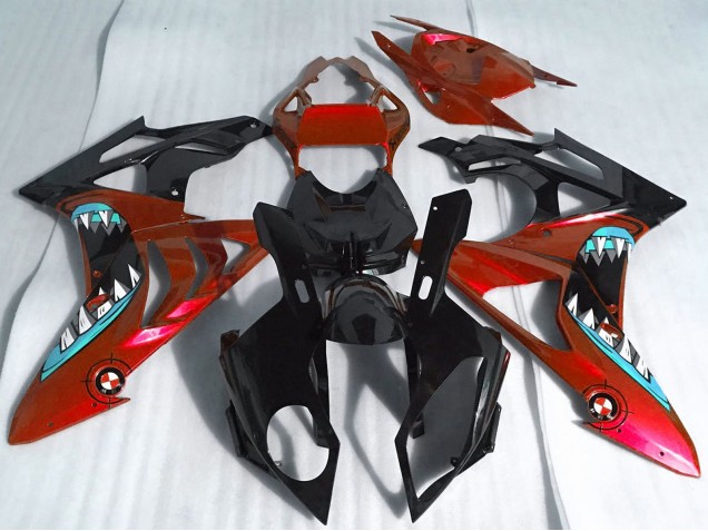 Discount 2017-2018 Red Glossy Black Shark BMW S1000RR Motorcycle Fairings Canada