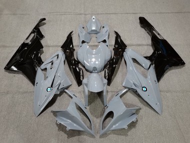 Discount 2015-2016 Nardo Grey Glossy Black BMW S1000RR Motorcycle Fairings Canada