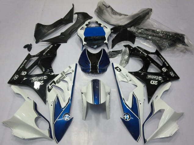 Discount 2017-2018 White Blue Glossy Black BMW S1000RR Motorcycle Fairings Canada