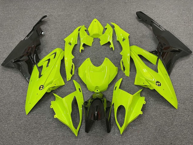 Discount 2009-2014 Neon Yellow Glossy Black BMW S1000RR Motorcycle Fairings Canada