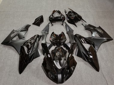 Discount 2009-2014 Glossy Black Matte Black Carbon Fiber BMW S1000RR Motorcycle Fairings Canada