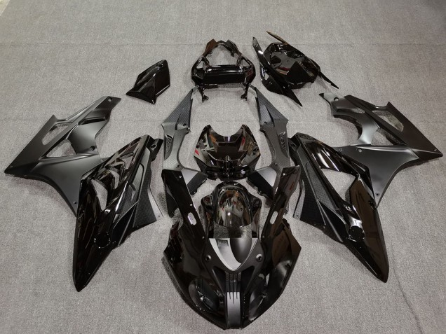 Discount 2009-2014 Glossy Black Matte Black Carbon Fiber BMW S1000RR Motorcycle Fairings Canada
