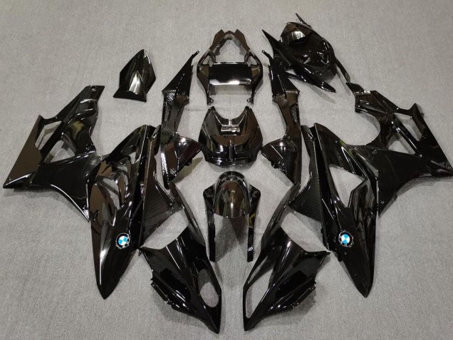 Discount 2009-2014 Glossy Black BMW S1000RR Motorcycle Fairings Canada