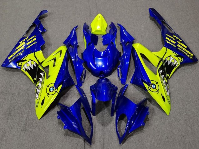 Discount 2009-2014 Yellow Blue Shark BMW S1000RR Motorcycle Fairings Canada