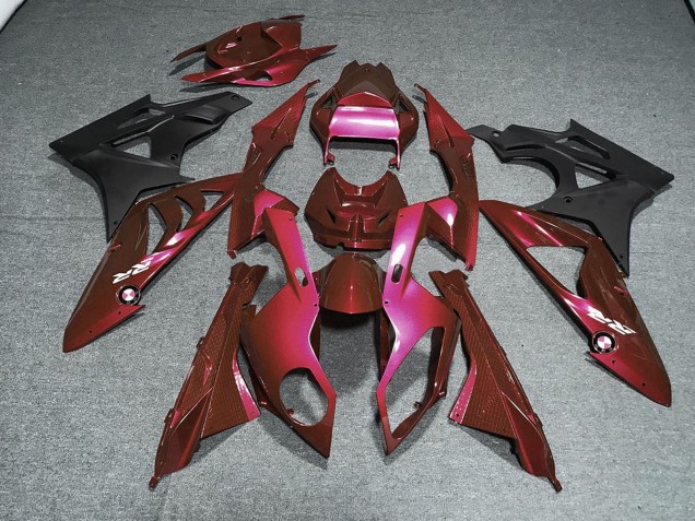 Discount 2009-2014 Red Matte Black BMW S1000RR Motorcycle Fairing Kits Canada