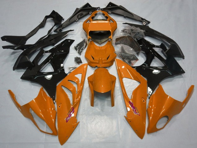 Discount 2015-2016 Orange Glossy Black BMW S1000RR Motorcycle Fairings Canada
