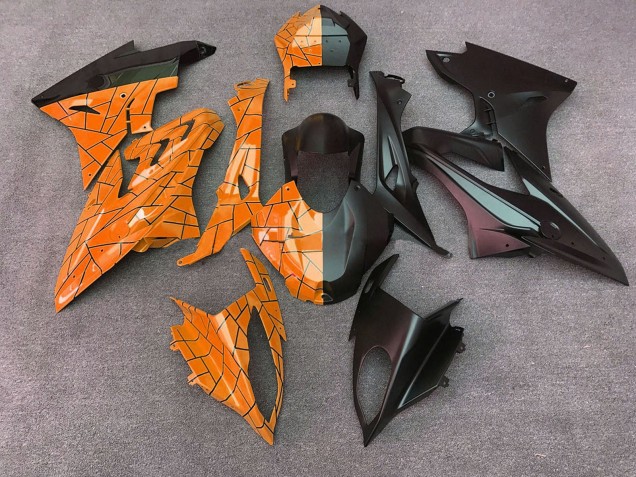 Discount 2015-2016 Orange Matte Black Split BMW S1000RR Motorcycle Fairings Canada
