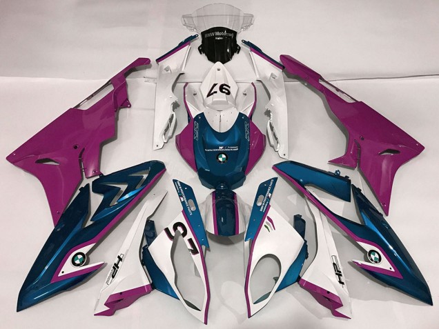 Discount 2009-2014 White Purple Blue BMW S1000RR Motorcycle Fairings Canada