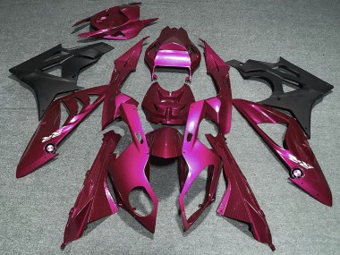 Discount 2009-2014 Dark Hot Pink Matte Black BMW S1000RR Motorcycle Fairings Canada