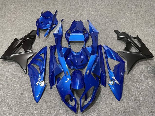 Discount 2009-2014 Blue Matte Black BMW S1000RR Motorcycle Fairings Canada