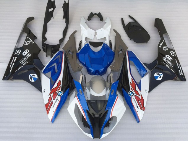 Discount 2015-2016 White Blue Matte Black OEM Style BMW S1000RR Motorcycle Fairings Canada