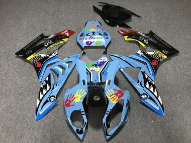 Discount 2009-2014 Light Blue Black Shark Hands BMW S1000RR Motorcycle Fairings Canada
