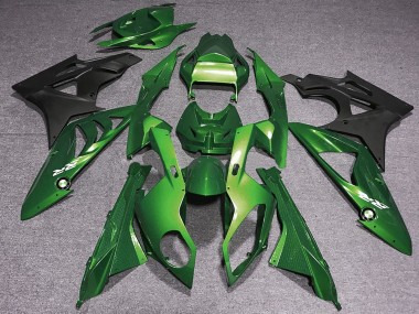 Discount 2009-2014 Green Matte Black BMW S1000RR Motorcycle Fairings Canada