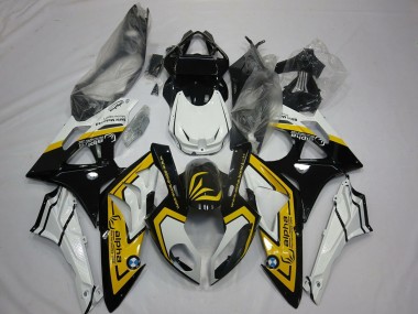 Discount 2009-2014 White Yellow Glossy Black BMW S1000RR Motorcycle Fairings Canada
