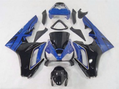 Discount 2006-2008 Blue Glossy Black Triumph Daytona 675 Motorcycle Fairings Canada