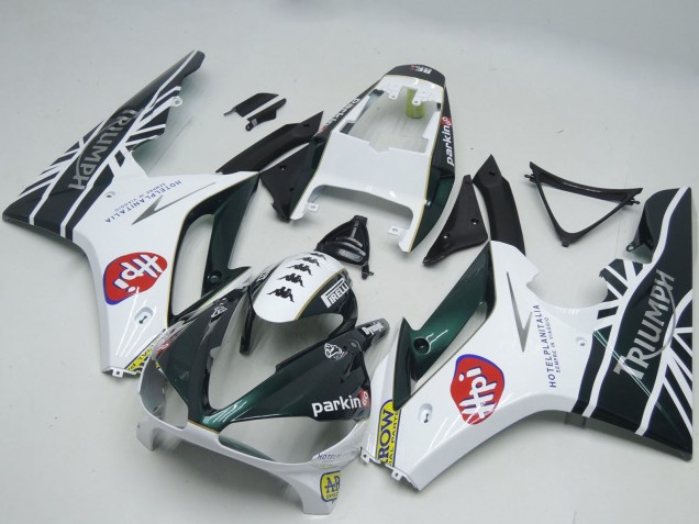 Discount 2009-2012 White Glossy Black HPi Triumph Daytona 675 Motorcycle Fairings Canada
