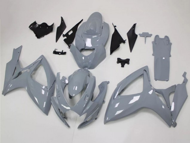 Discount 2006-2007 Nardo Grey Suzuki GSXR 600 / GSXR 750 Motorcycle Fairing Kits Canada