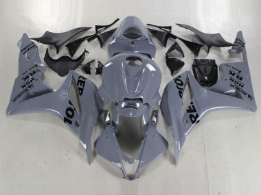 Discount 2007-2008 Nardo Grey Black Repsol Honda CBR600RR Motorcycle Fairings Canada