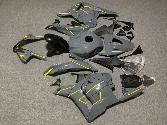 Discount 2009-2012 Dark Nardo Grey Yellow Honda CBR600RR Motorcycle Fairings Canada