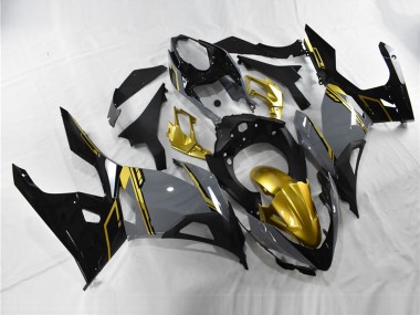 Discount 2018-2024 Nardo Grey Gold Black Kawasaki Ninja 400 Motorcycle Fairings Canada