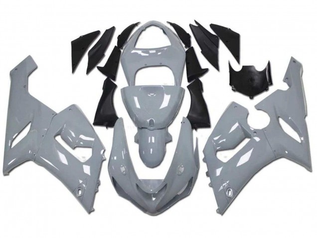 Discount 2005-2006 Nardo Grey Kawasaki ZX6R Motorcycle Fairings Canada