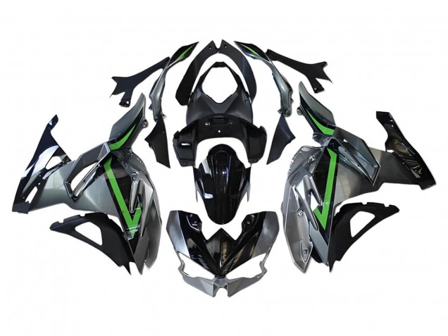 Discount 2024-2025 Grey Green Black Kawasaki Ninja 500 EX500R Motorcycle Fairings Canada