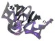 Discount 2000-2001 Chameleon Grey Dazz Pearl Purple Honda CBR900RR 929 Motorcycle Fairings Canada