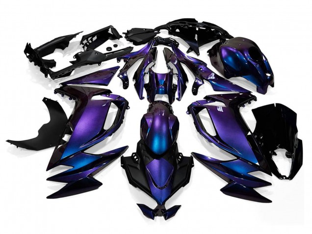 Discount 2020-2025 Chameleon Blue Purple Kawasaki Ninja 650 EX650 Motorcycle Fairings Canada