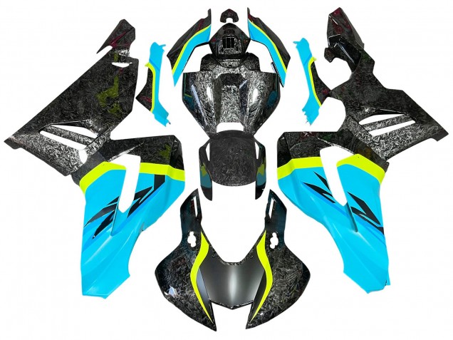 Discount 2020-2023 Light Blue Yellow Black Forged Carbon Fiber Honda CBR1000RR-R Motorcycle Fairings Canada