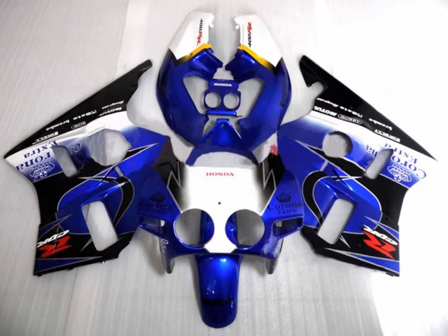 Discount 1987-1989 White Yellow Blue Glossy Black Corona Motul Honda CBR400RR NC23 Motorcycle Fairings Canada