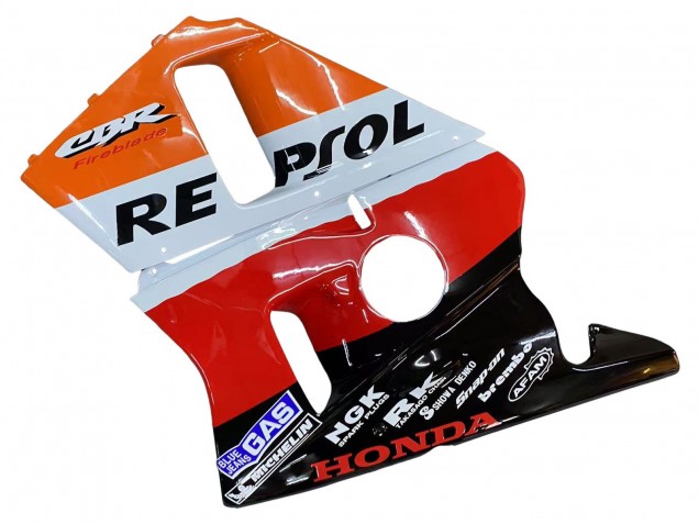 Discount 1987-1989 Orange White Red Glossy Black Repsol HRC Honda CBR400RR NC23 Motorcycle Fairings Canada