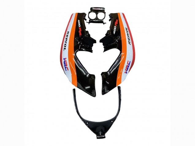 Discount 1987-1989 Orange White Red Glossy Black Repsol HRC Honda CBR400RR NC23 Motorcycle Fairings Canada