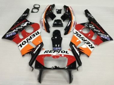 Discount 1987-1989 Orange White Red Glossy Black Repsol HRC Honda CBR400RR NC23 Motorcycle Fairing Canada