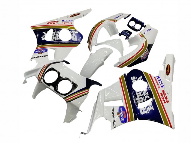 Discount 1990-1999 White Gold Red Dark Blue Rothmans Honda CBR400RR NC29 Motorcycle Fairings Canada