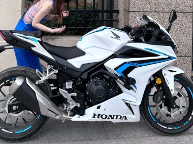 Discount 2022 White Blue Honda CBR400R Motorcycle Fairings Canada