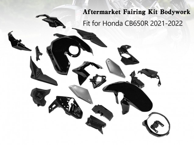 Discount 2019-2022 Glossy Black Honda CB650R Motorcycle Fairings Canada