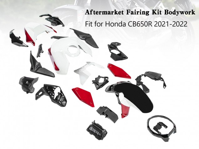 Discount 2019-2022 Black Red White Honda CB650R Motorcycle Fairings Canada