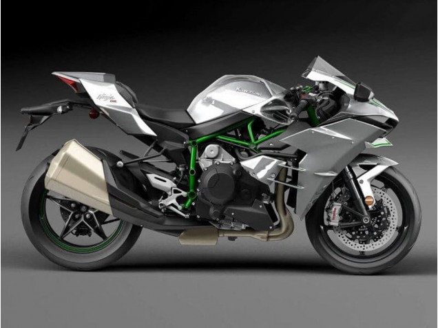Discount 2015-2022 Silver Kawasaki Ninja H2 Motorcycle Fairings Canada