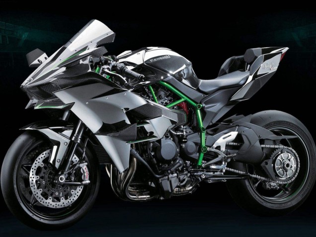 Discount 2015-2022 Grey Kawasaki Ninja H2 Motorcycle Fairing Kits Canada