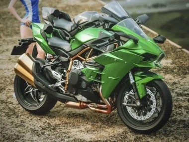 Discount 2015-2022 Green Kawasaki Ninja H2 Motorcycle Fairings Canada
