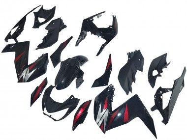 Discount 2015-2016 Glossy Black Red Silver Kawasaki Z250/Z300 Motorcycle Fairings Canada