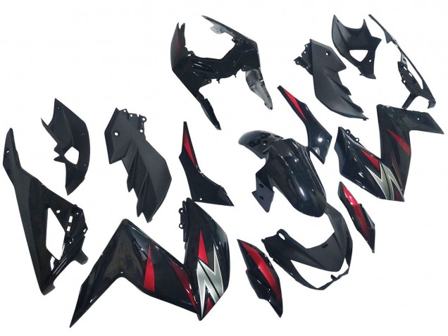 Discount 2015-2016 Glossy Black Red Silver Kawasaki Z250/Z300 Motorcycle Fairings Canada