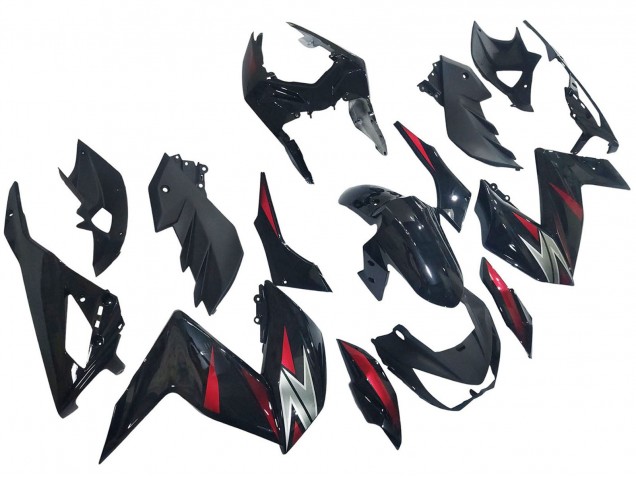 Discount 2015-2016 Glossy Black Red Silver Kawasaki Z250/Z300 Motorcycle Fairings Canada
