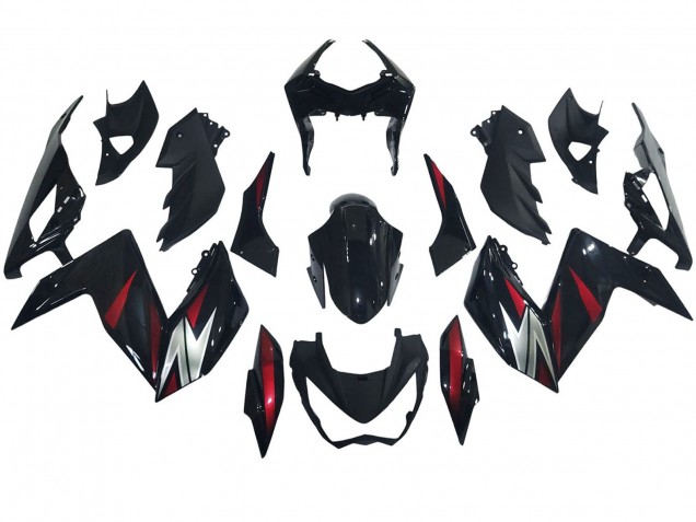 Discount 2015-2016 Glossy Black Red Silver Kawasaki Z250/Z300 Motorcycle Fairings Canada