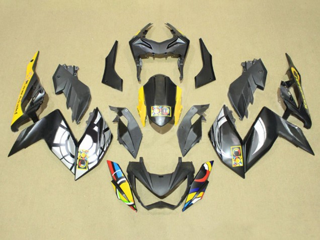 Discount 2015-2016 Grey Yellow Blue Red White Kawasaki Z250/Z300 Motorcycle Fairings Canada