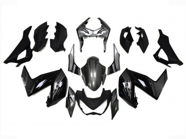 Discount 2015-2016 Glossy Black Grey Kawasaki Z250/Z300 Motorcycle Fairings Canada