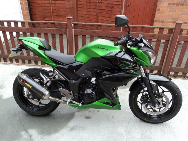 Discount 2015-2016 Green Matte Black Kawasaki Z250/Z300 Motorcycle Fairing Canada